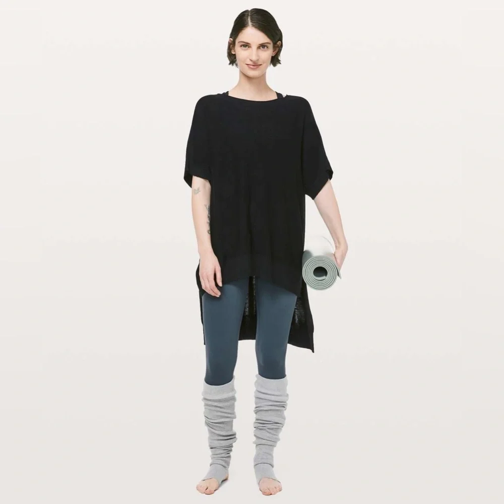 Lululemon Be At Ease Poncho in Black
